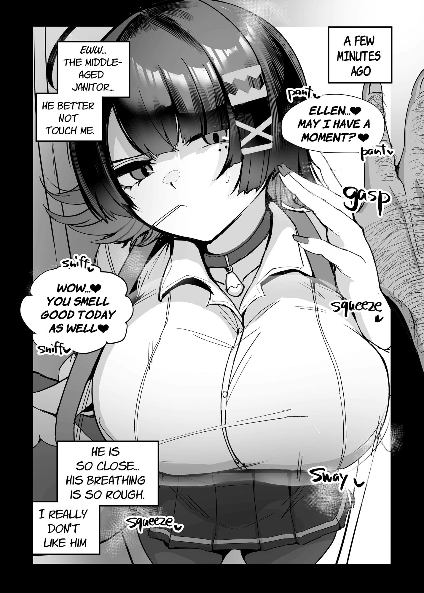 Ellen and the Dirty Old Man:Sexual Relief Agent サンプル3ページ目