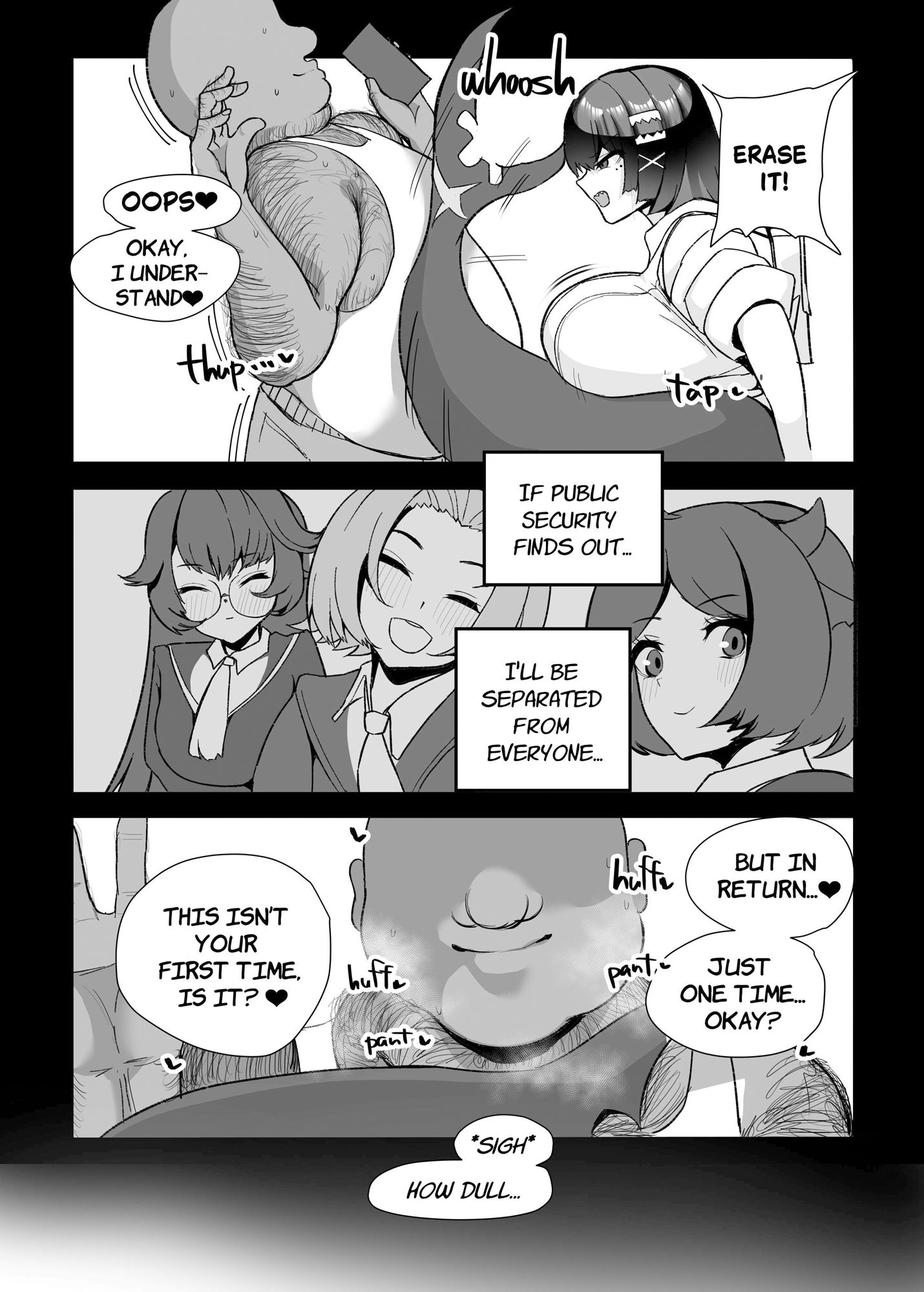 Ellen and the Dirty Old Man:Sexual Relief Agent サンプル5ページ目