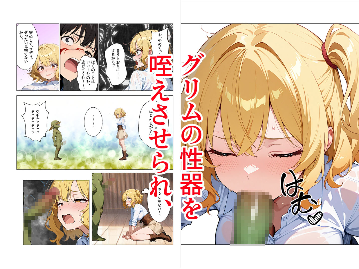 村娘ハンター、親の仇に犯●れて逝きまくり子づくりセックス サンプル5ページ目