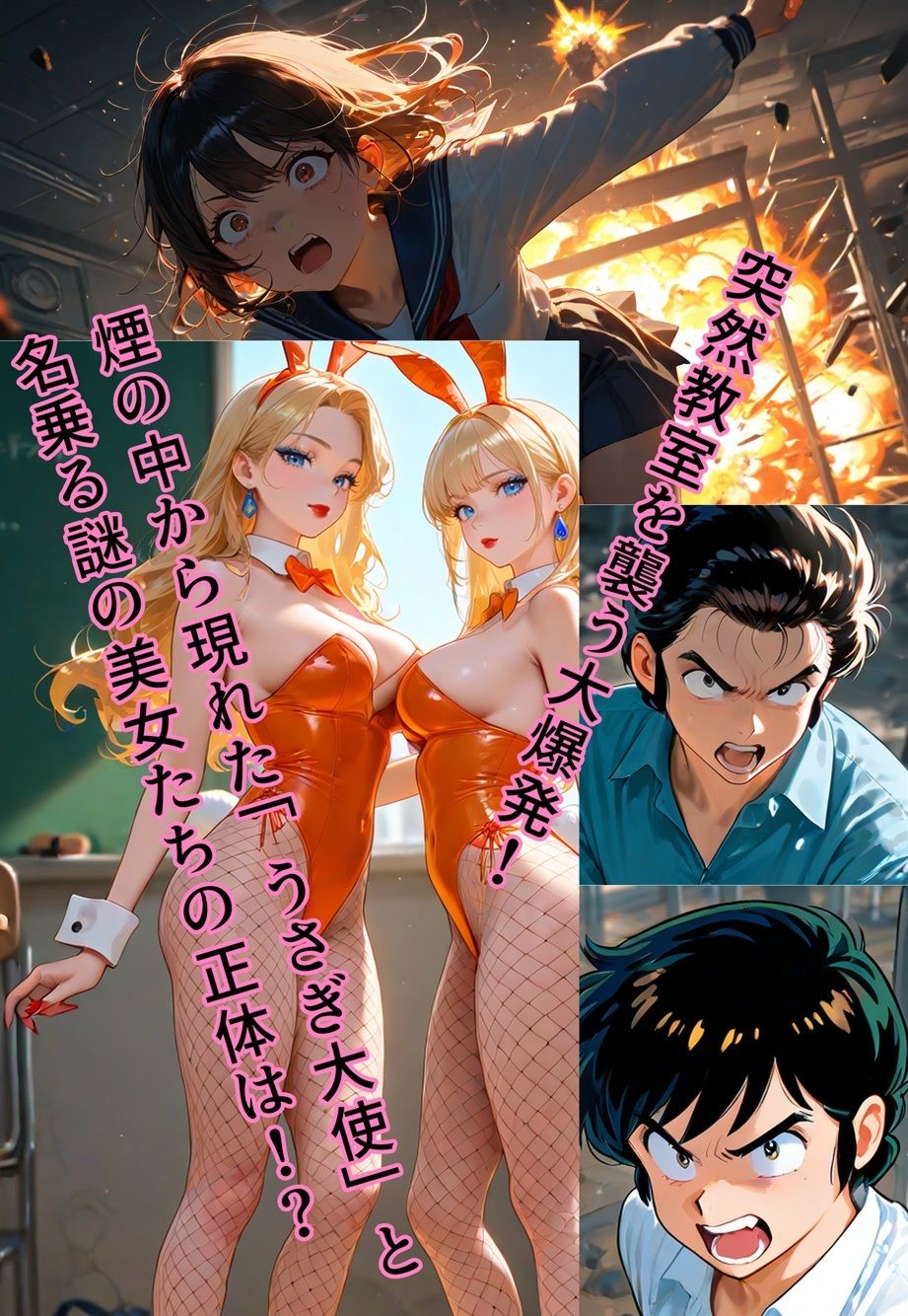 うさぎ大使降臨！？〜バニー（♂）1000年契約で大パニック！〜 サンプル1ページ目
