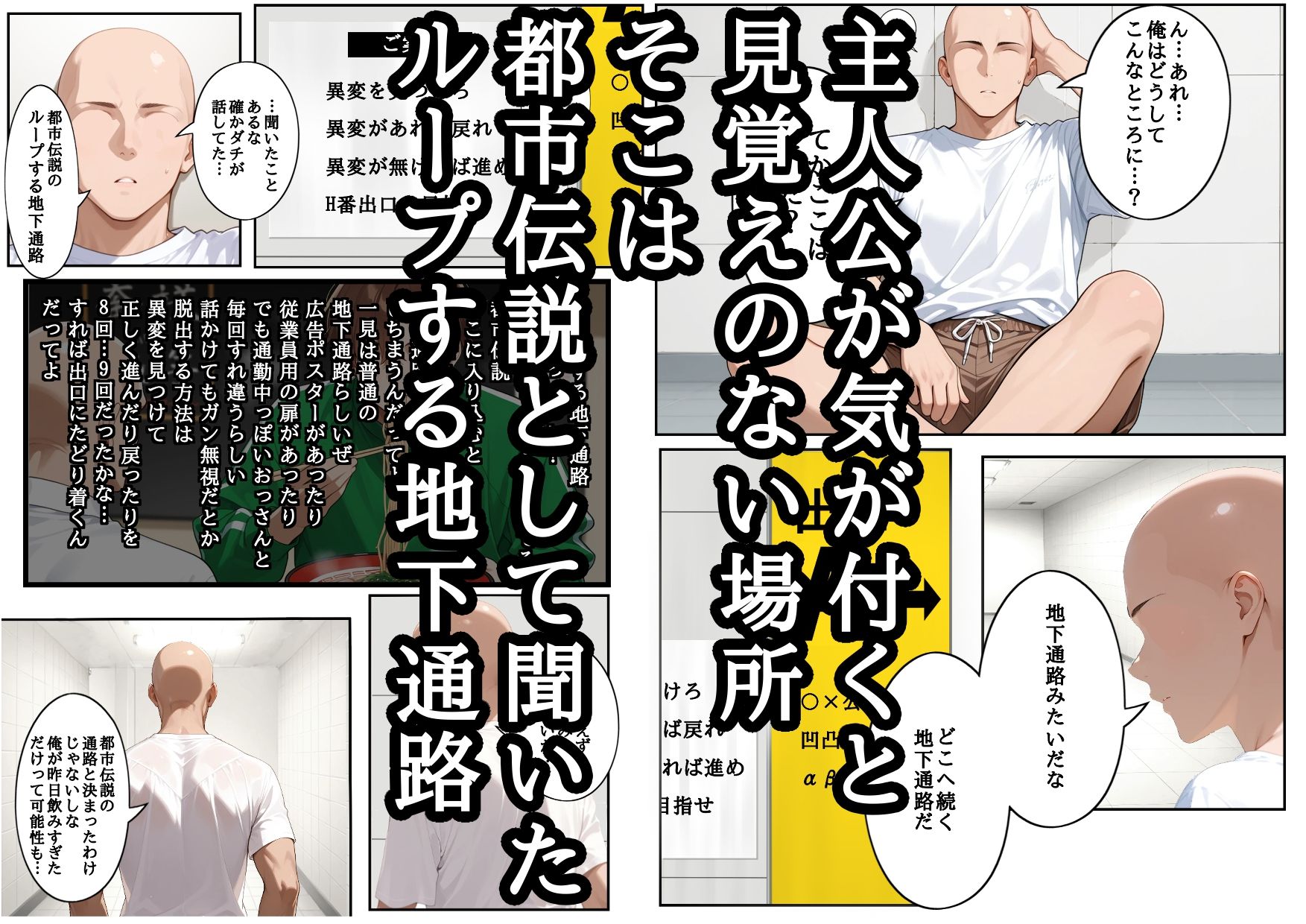 H番出口 見つけた異変がエロ過ぎて戻れない サンプル1ページ目