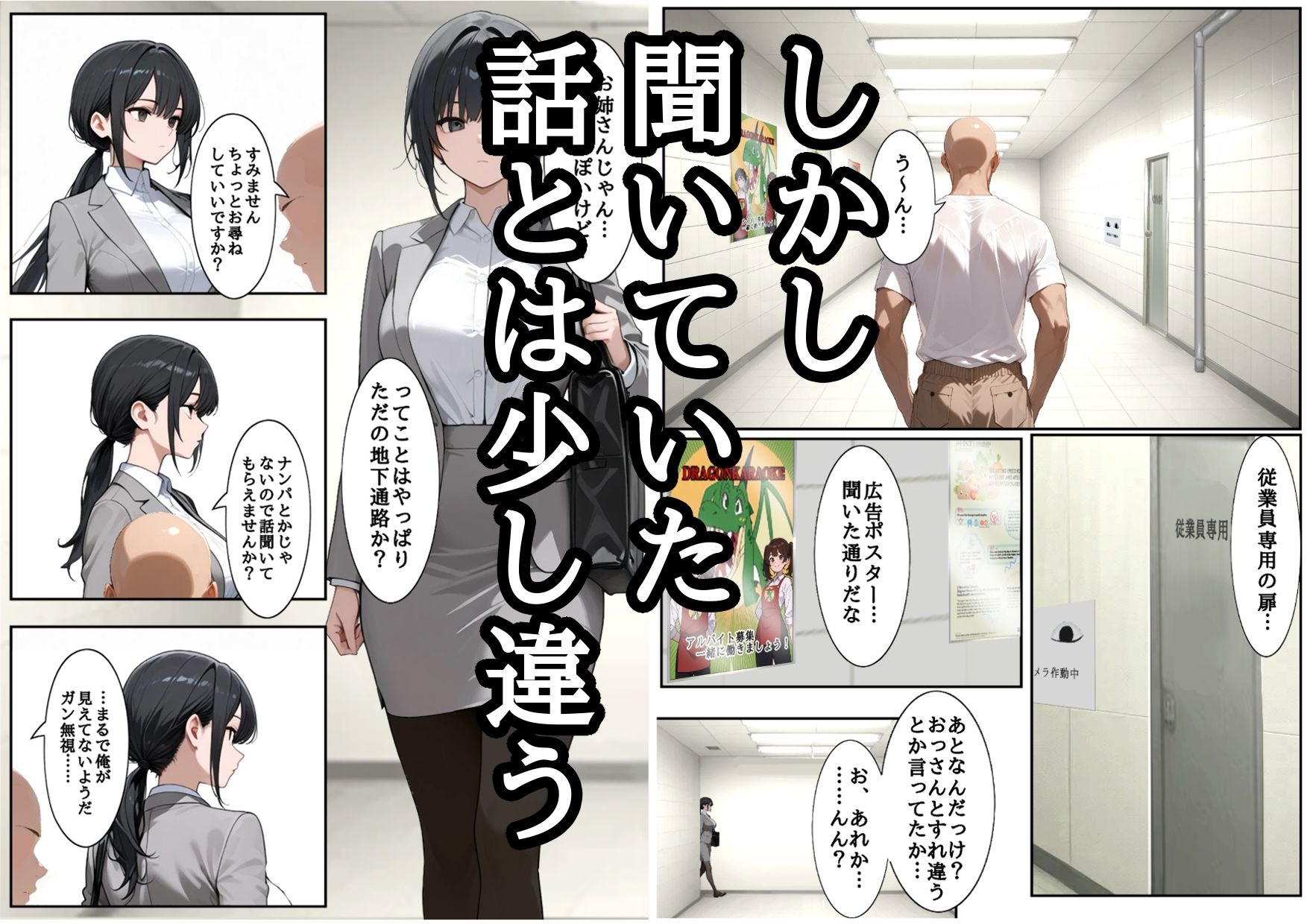 H番出口 見つけた異変がエロ過ぎて戻れない サンプル2ページ目