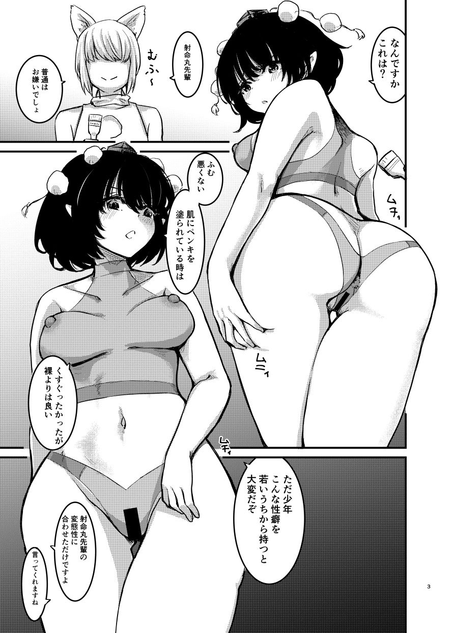 裸の家政婦射命丸文 サンプル3ページ目