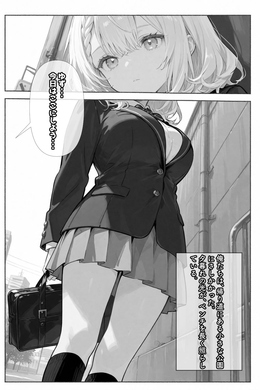無口な彼女は、オナホみたいに従順で。 サンプル3ページ目