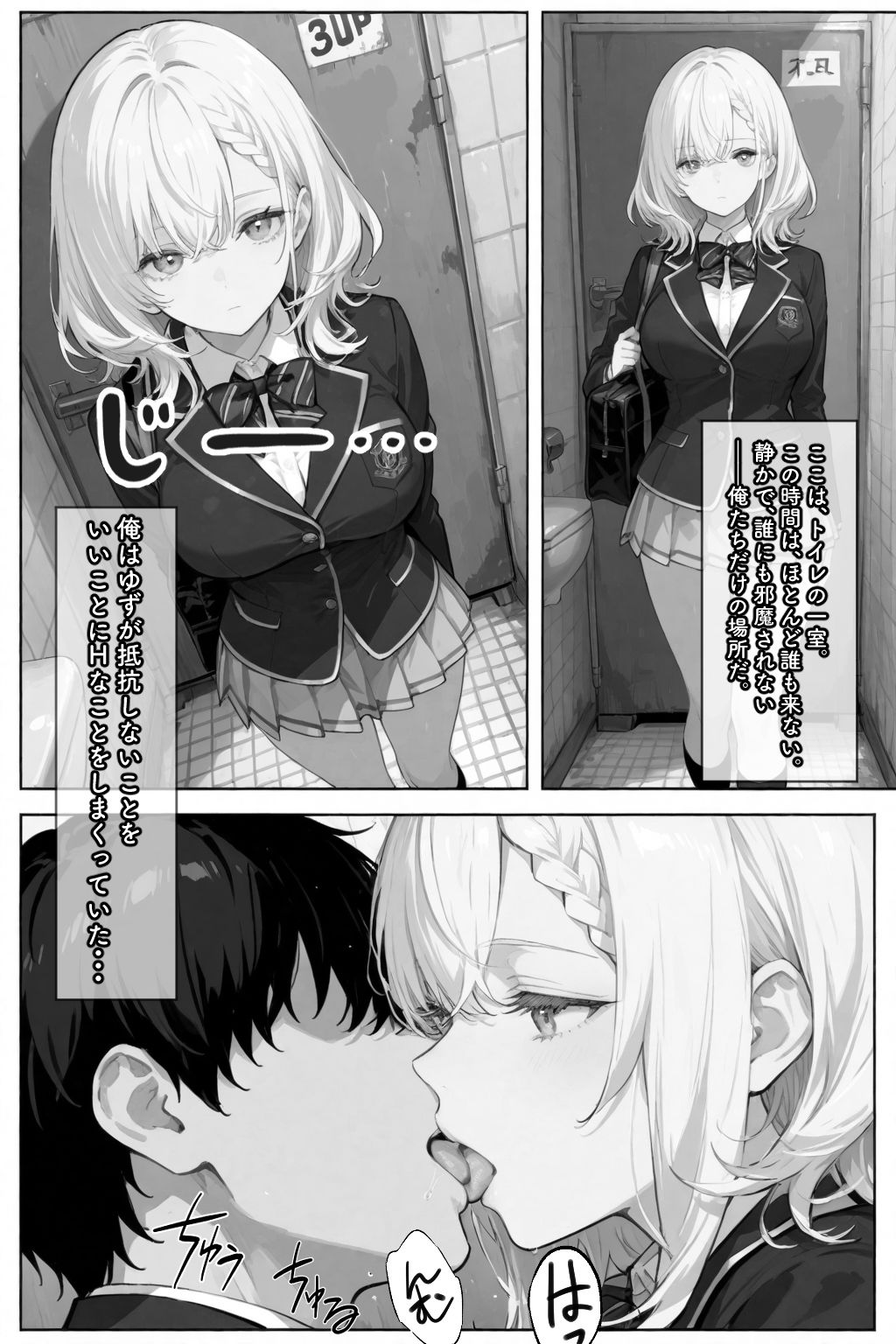 無口な彼女は、オナホみたいに従順で。 サンプル4ページ目