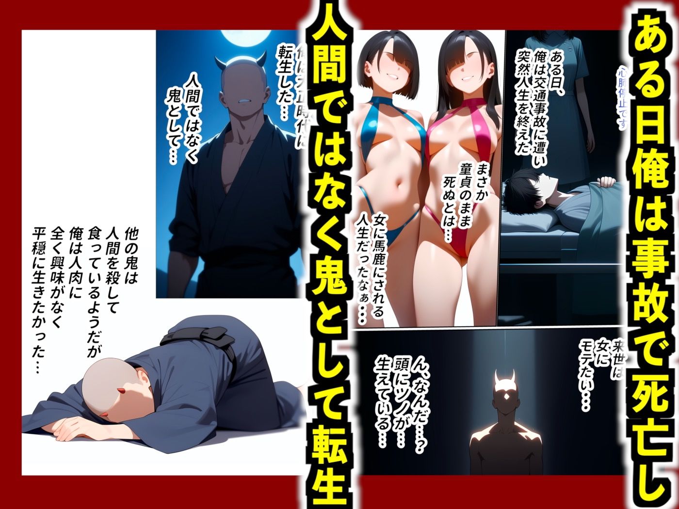 催●で胡蝶し●ぶと辱めセックス… アナル責め＆放尿＆複数プレイ… 最初は抵抗したけど快楽堕ちした話 サンプル1ページ目