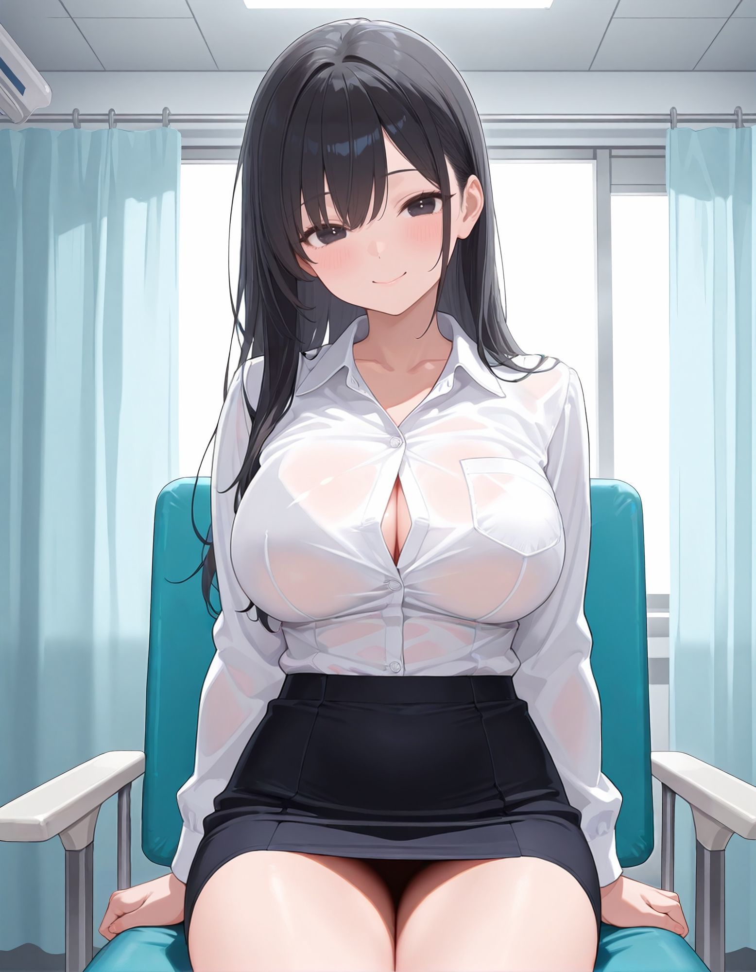 健康診断と騙されて身体を弄ばれるOLちゃん サンプル1ページ目