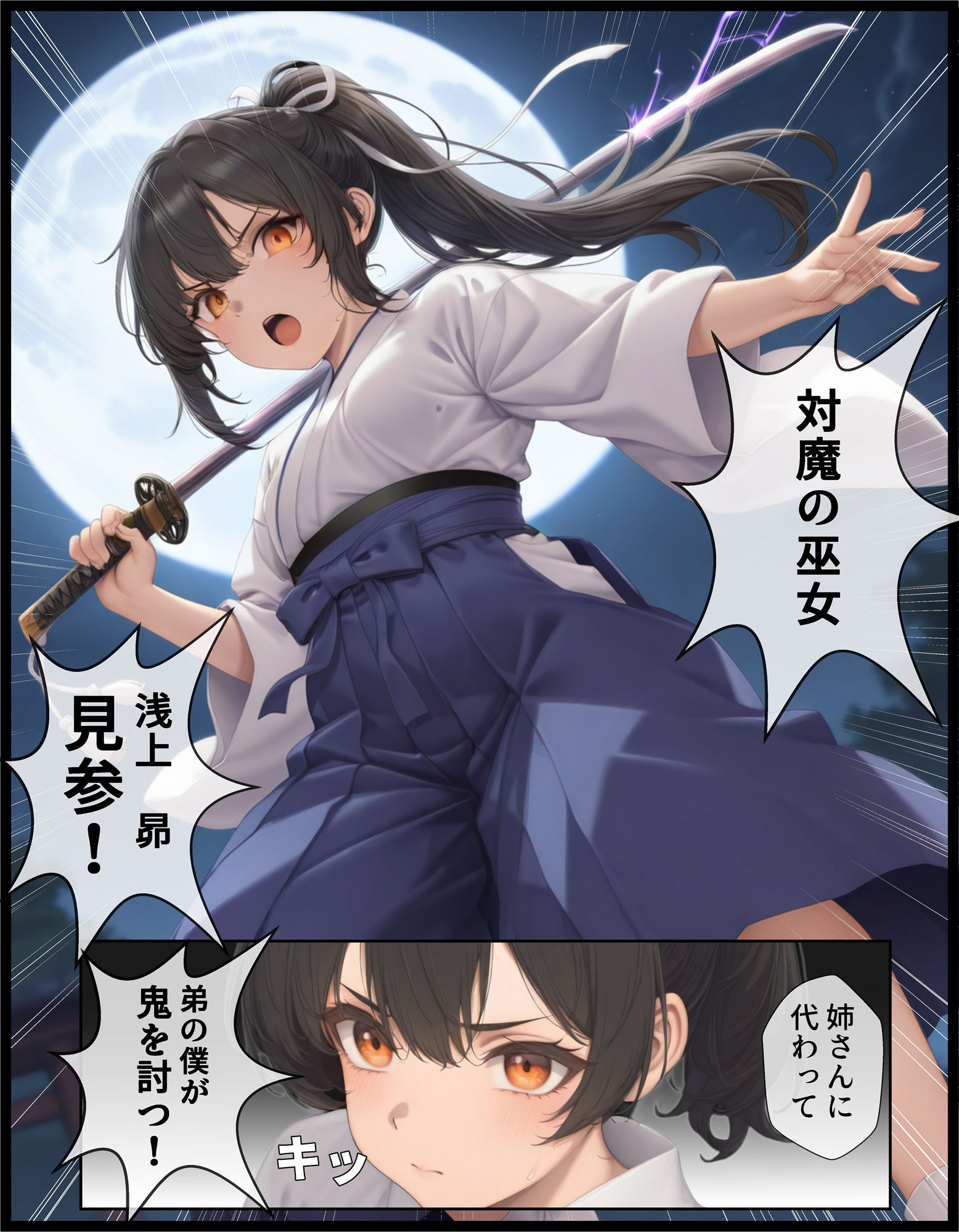 TSしてシたいこと〜姉の代わりに対魔の巫女となった弟鬼のチ〇ポに快楽堕ちしてしまう〜 サンプル5ページ目