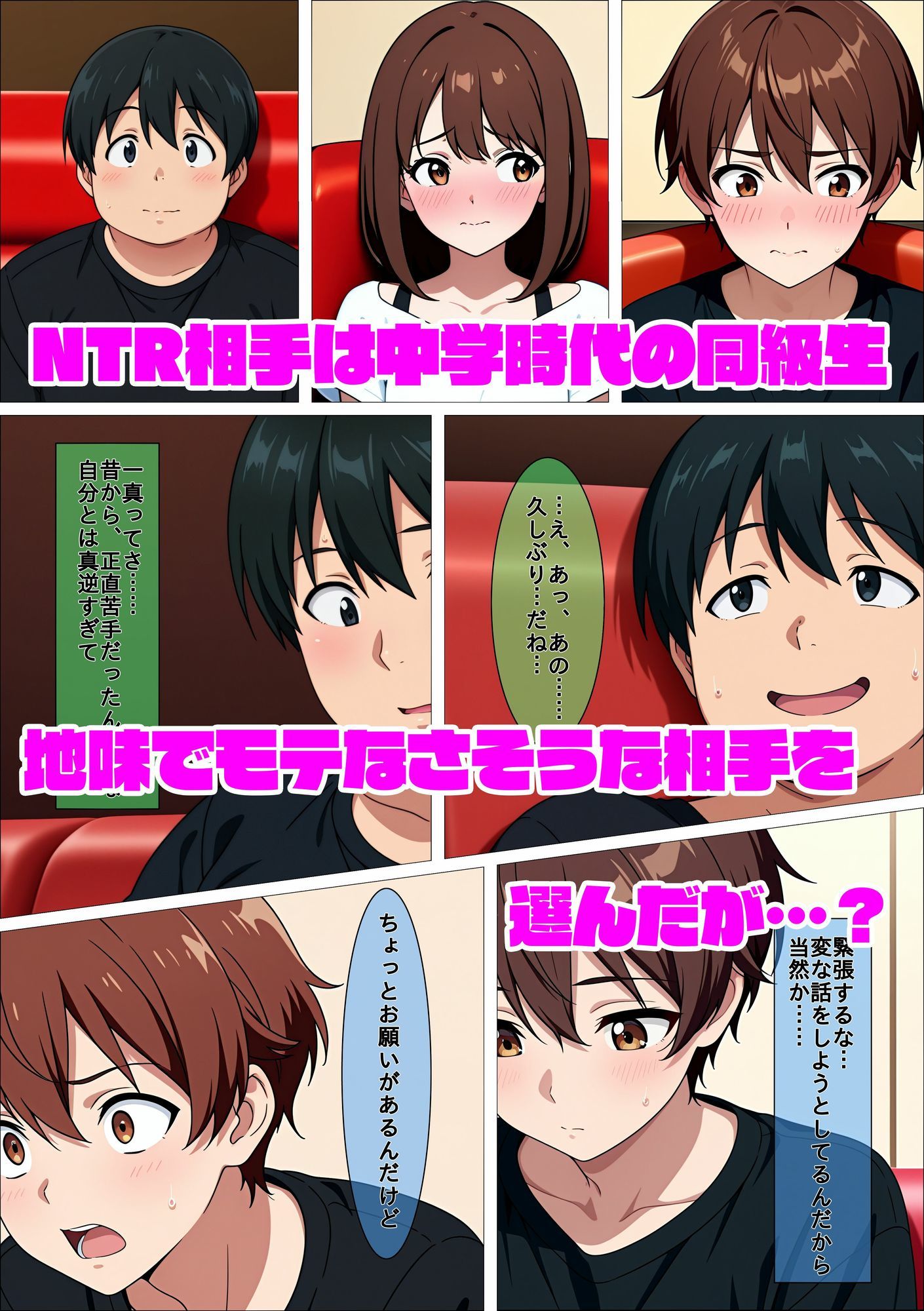 僕の知らないNTR彼女の顔 サンプル4ページ目