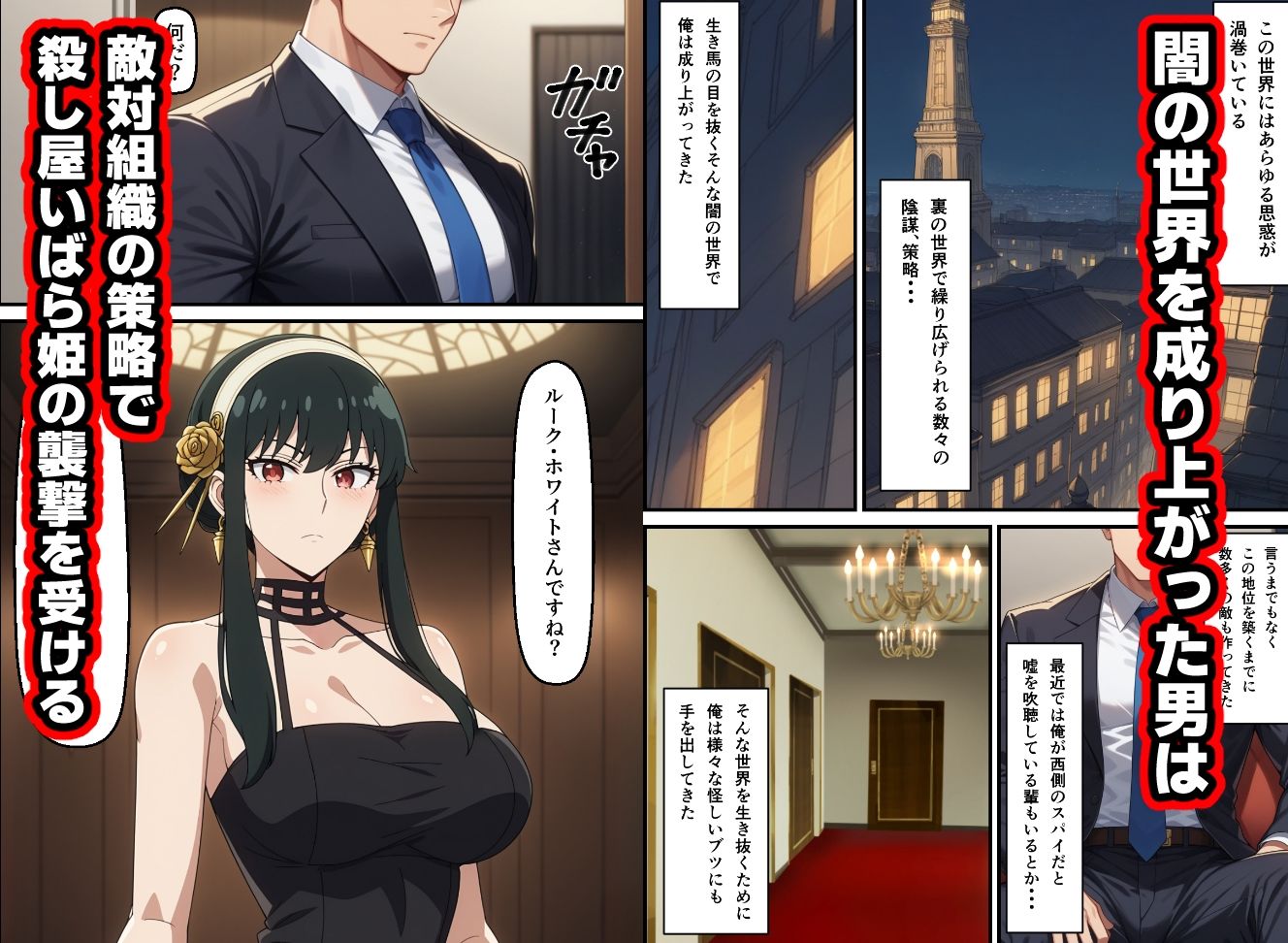 冷酷な殺し屋いばら姫を催●支配したはずが・・・ サンプル1ページ目
