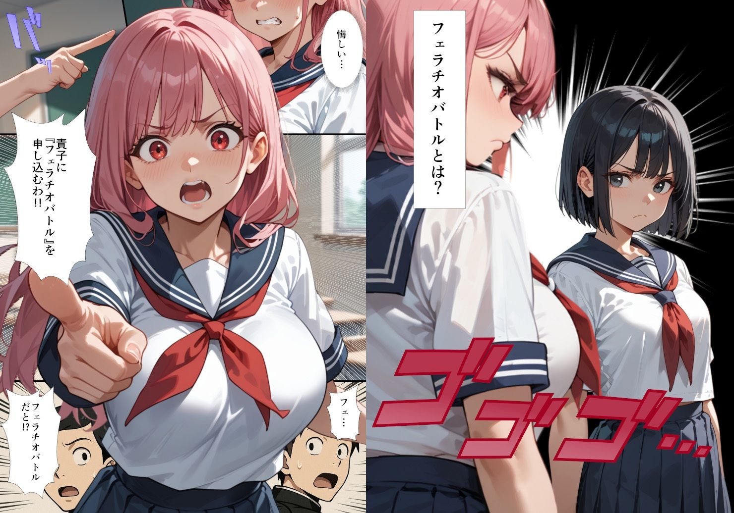 フェラチオ職人育成学園 サンプル4ページ目
