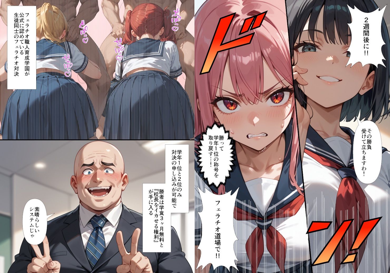 フェラチオ職人育成学園 サンプル5ページ目