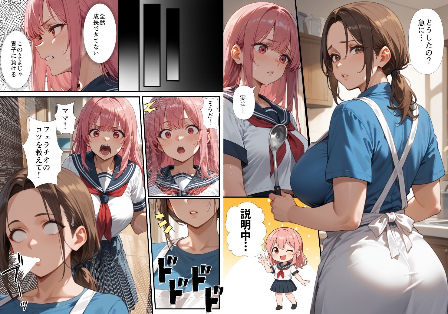 フェラチオ職人育成学園 サンプル8ページ目