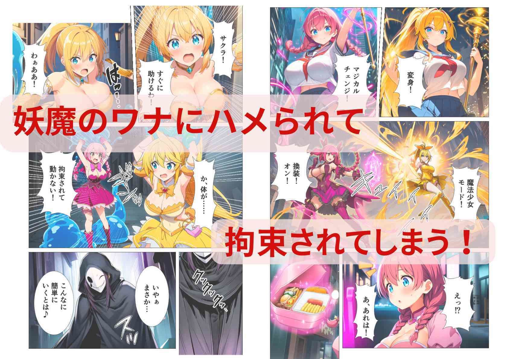 悪堕ち魔法少女〜悦楽の姉妹丼〜 サンプル2ページ目