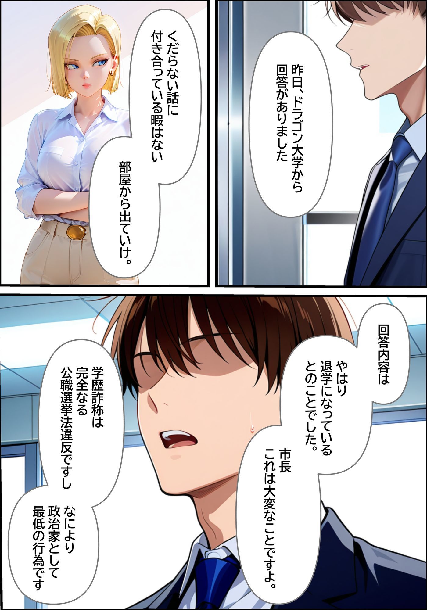 学歴詐称をした女市長の末路 サンプル6ページ目