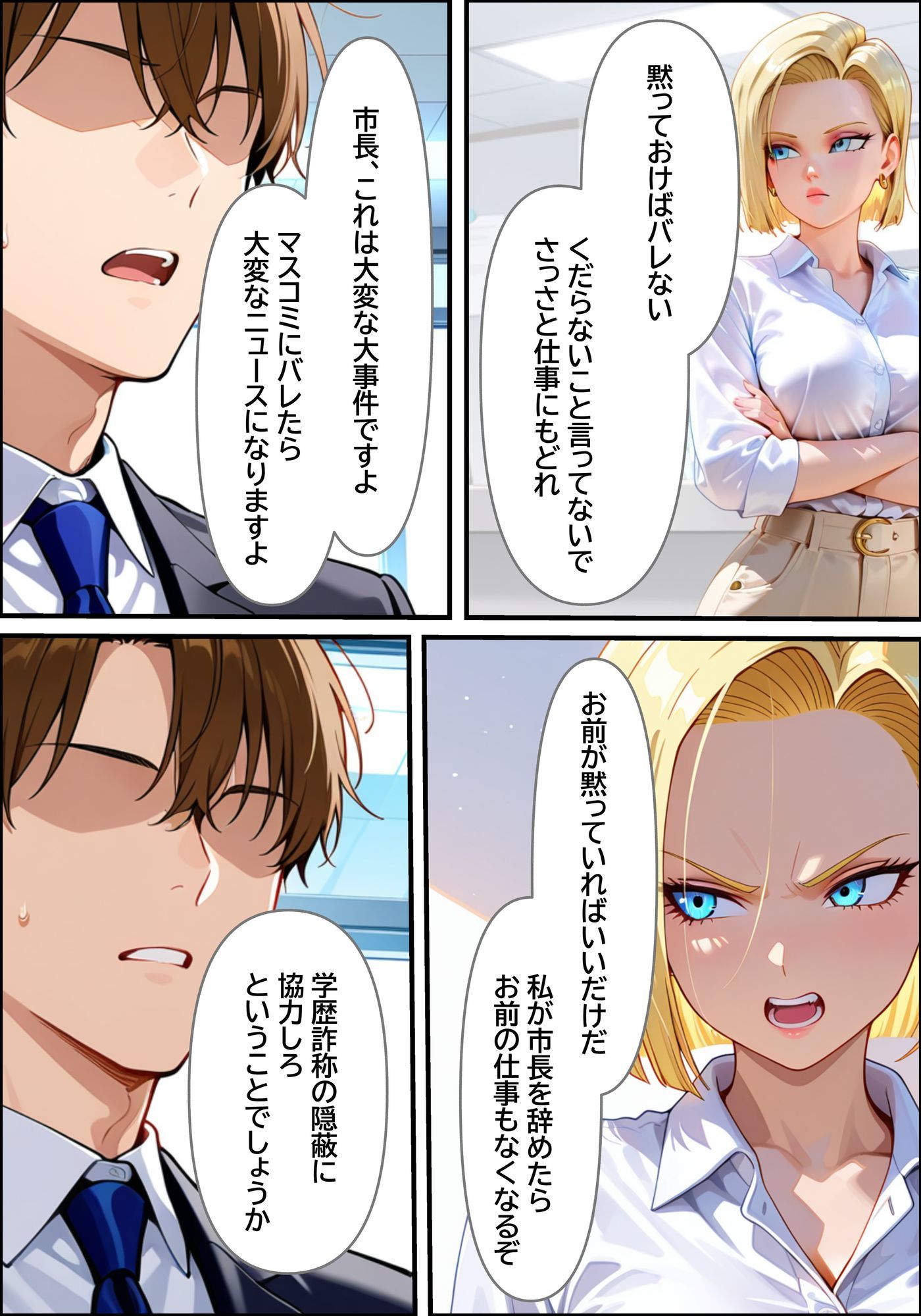 学歴詐称をした女市長の末路 サンプル8ページ目