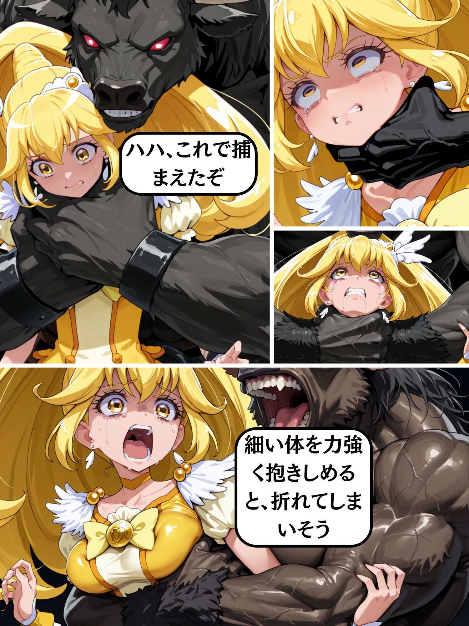 米ノタウロスと魔法少女 サンプル7ページ目