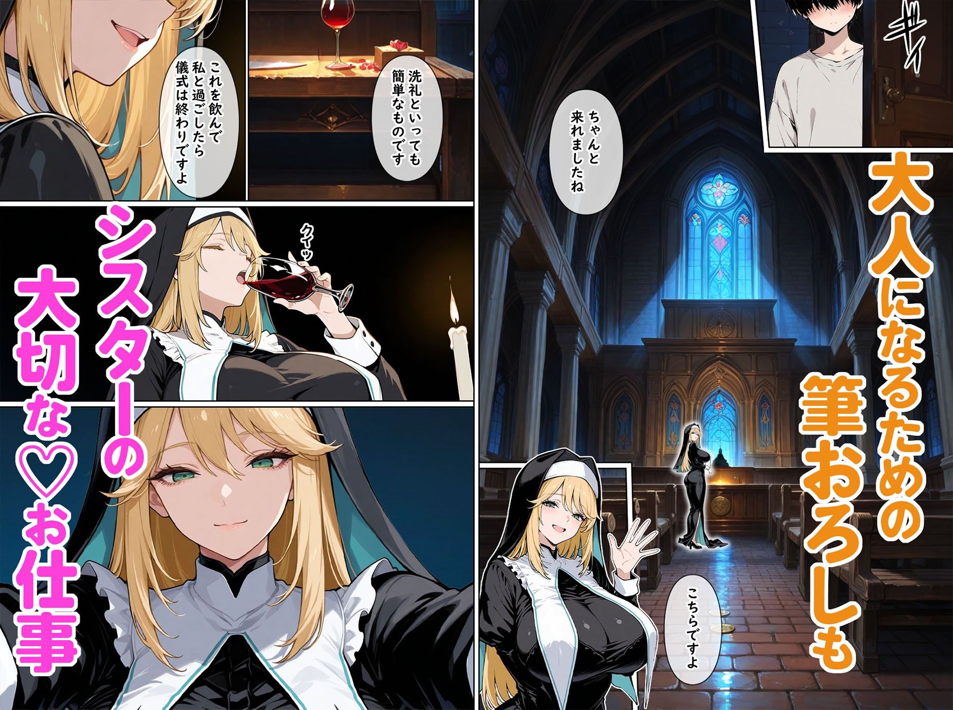 聖女系サキュバスの辺境性活 サンプル4ページ目
