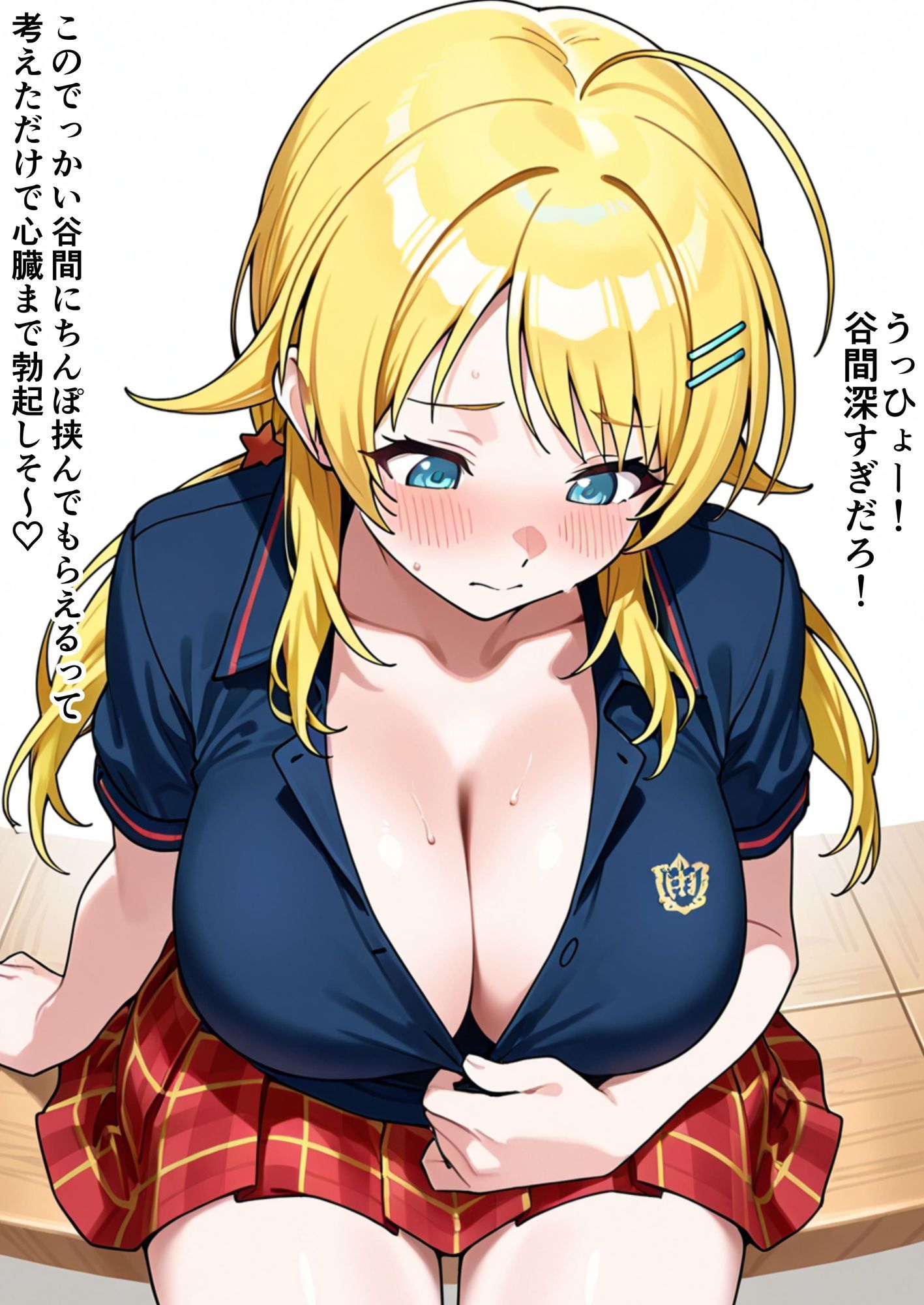 めぐるを盗撮写真で脅してパイズリしてもらう話 サンプル7ページ目