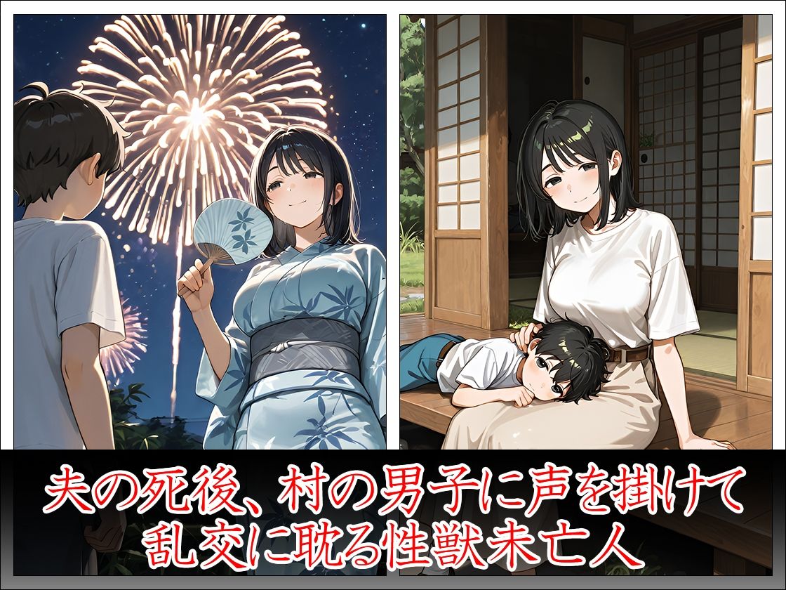 性獣未亡人 真夏の男漁り サンプル2ページ目