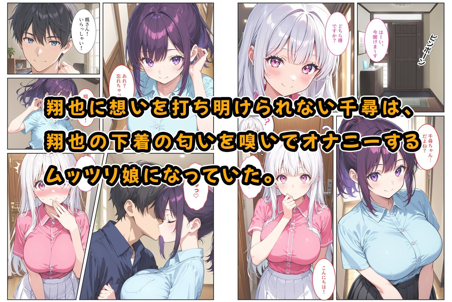 お兄ちゃん大好きな爆乳妹は好きですか？〜兄の恋人とエッチな三角関係〜 サンプル2ページ目