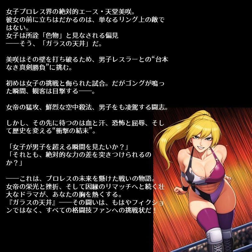ガラスの天井-女帝陥落屈辱失禁。 サンプル1ページ目