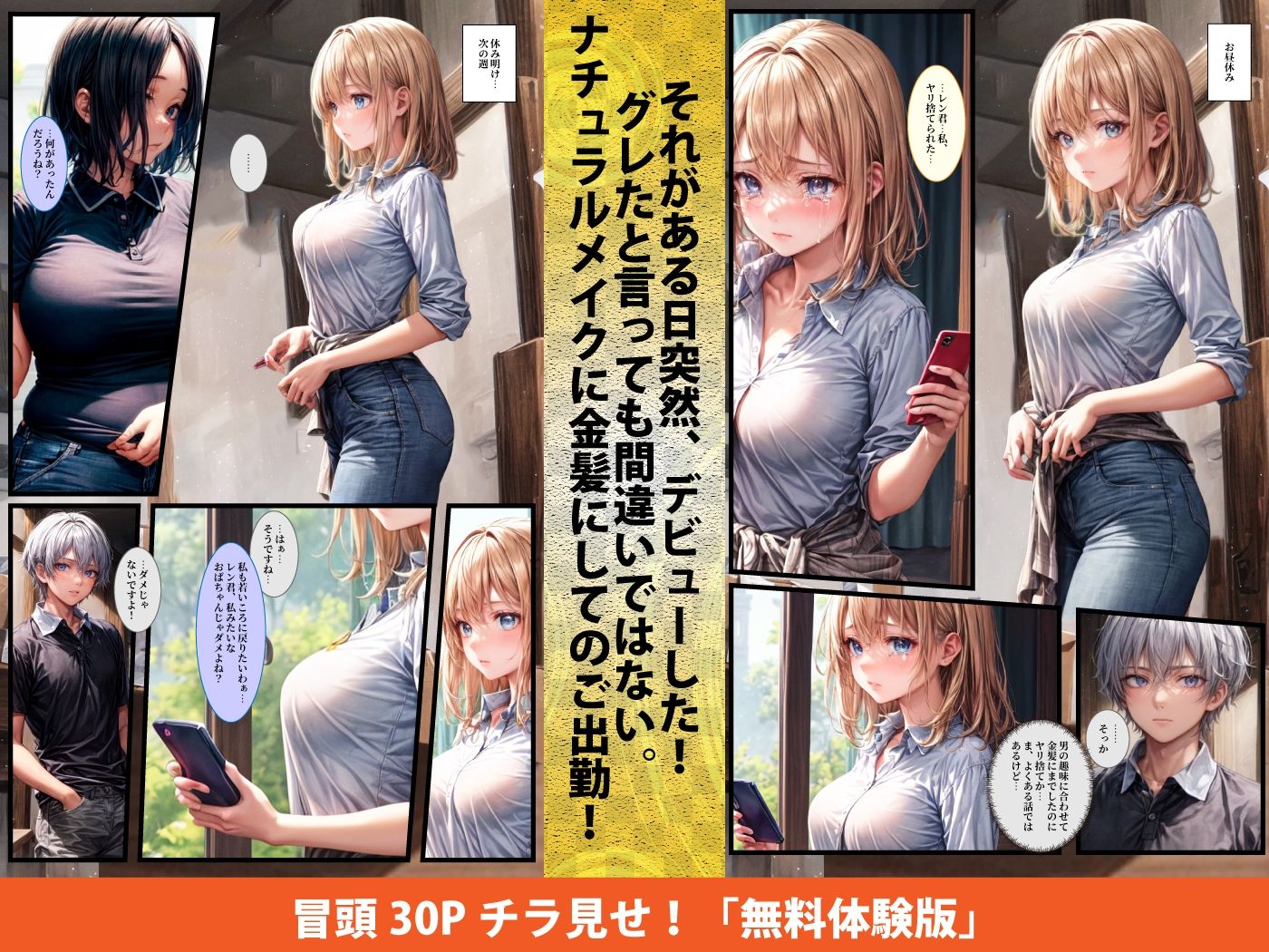 【実話】連続NTR:マンネリ化の女（21）が出会い系でNTRヤリ捨て傷心だったので追撃寝取ったらドツボにハマっていた話 サンプル4ページ目