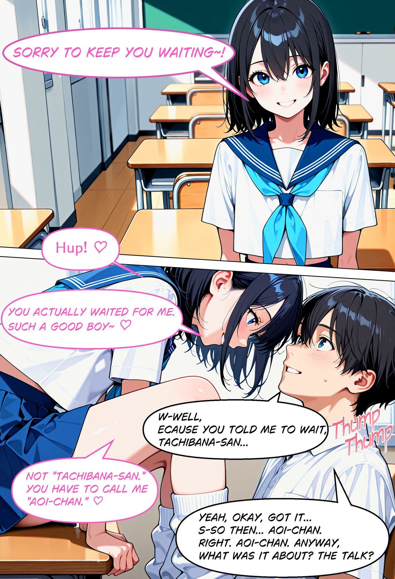 【ENGLISH】I TRANSFERRED SCHOOLS AND WAS PUNISHED BY A FEMBOY’S D♂CK サンプル5ページ目