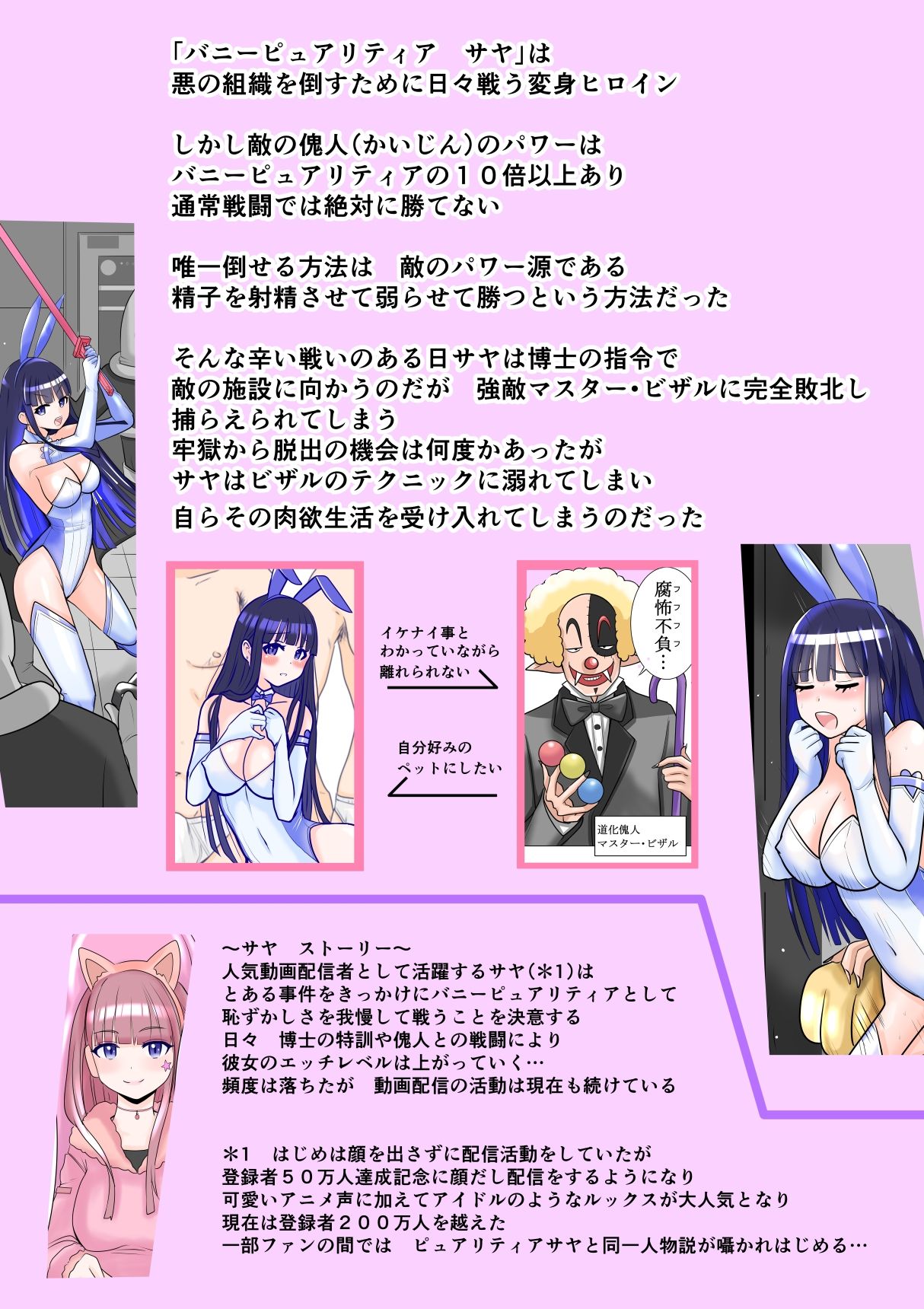 恥辱変身バニーピュアリティア サヤ 03  性介護の牢獄・肉欲のスタジオ撮影編 サンプル2ページ目