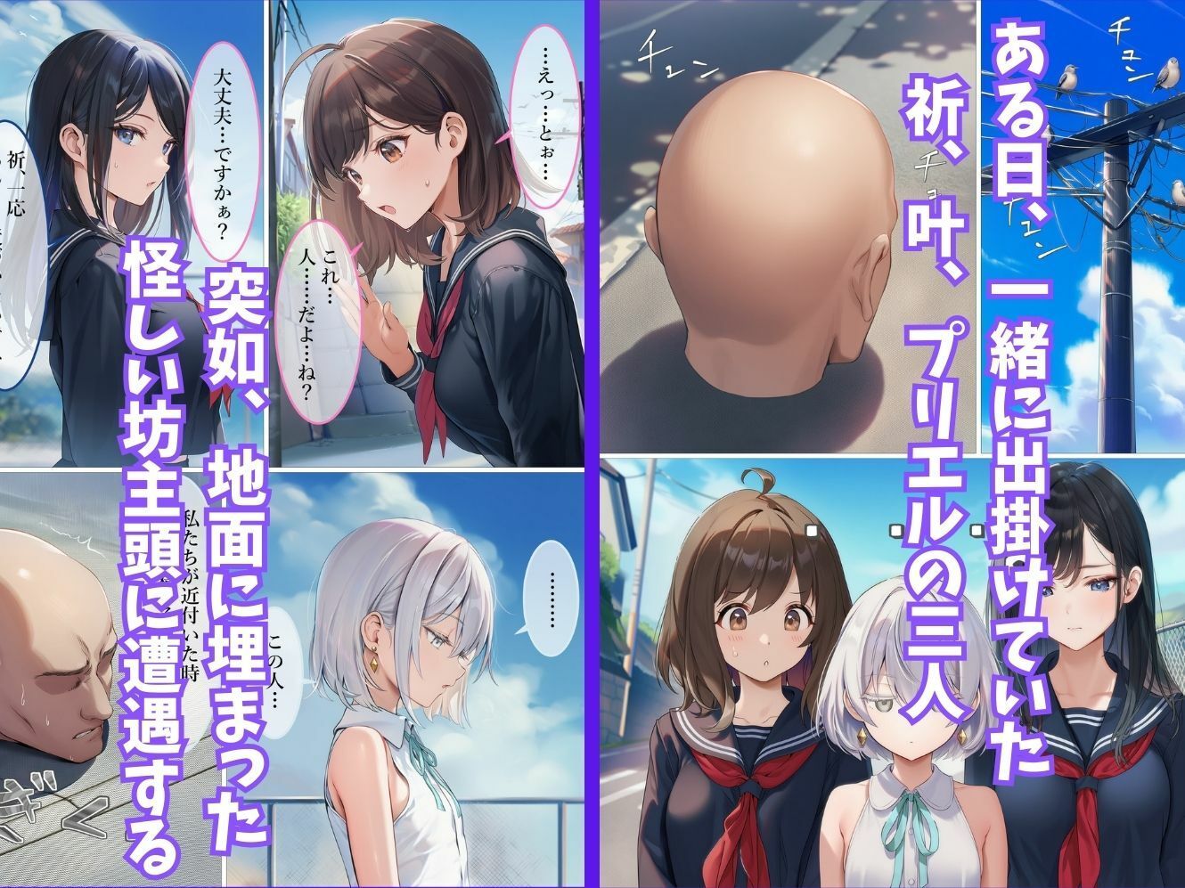 魔法少女WISHES 番外編 変態足フェチ兄弟現る！ サンプル1ページ目