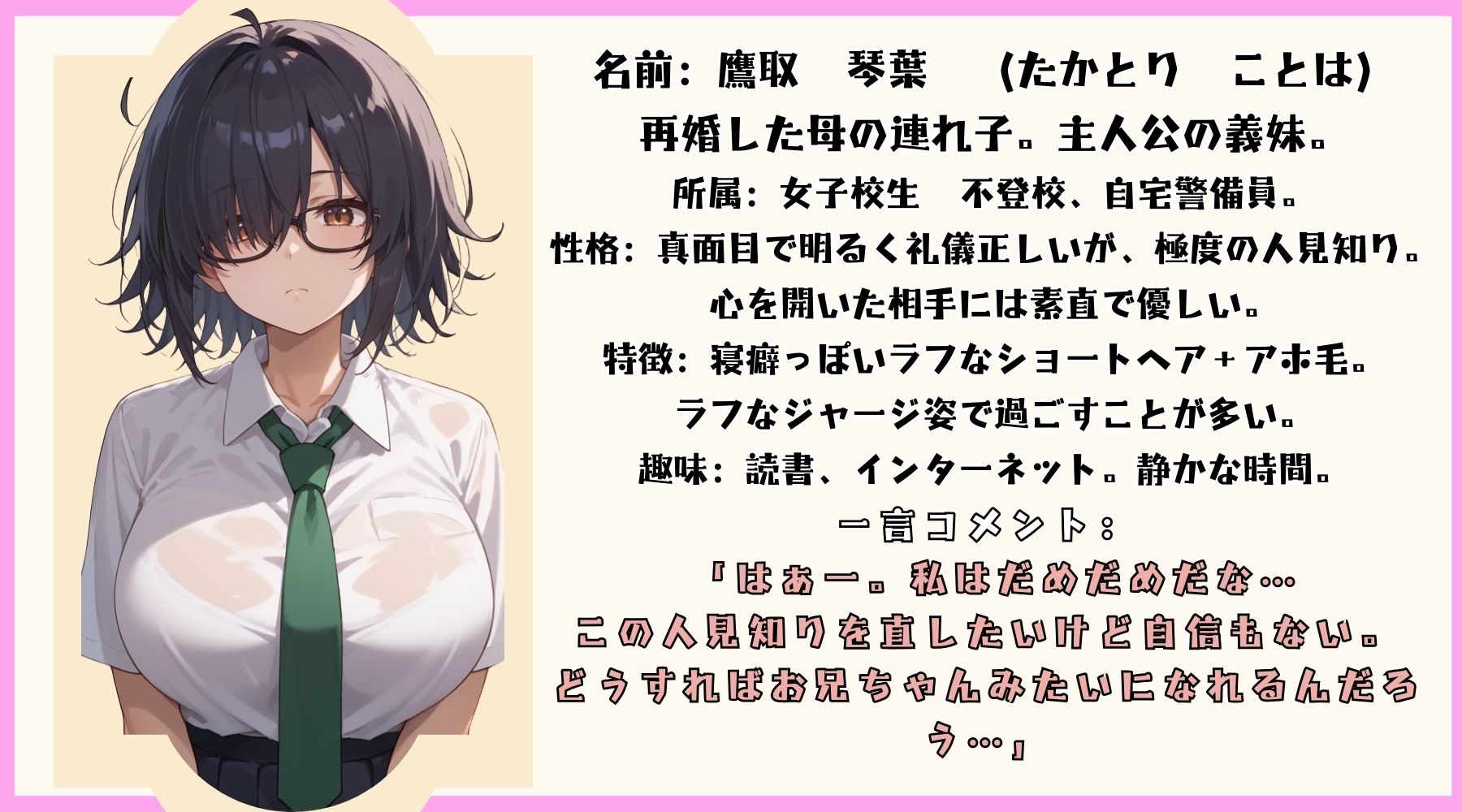 自宅警備員の義妹に優しくしたら違う意味でなつかれた話。 サンプル1ページ目