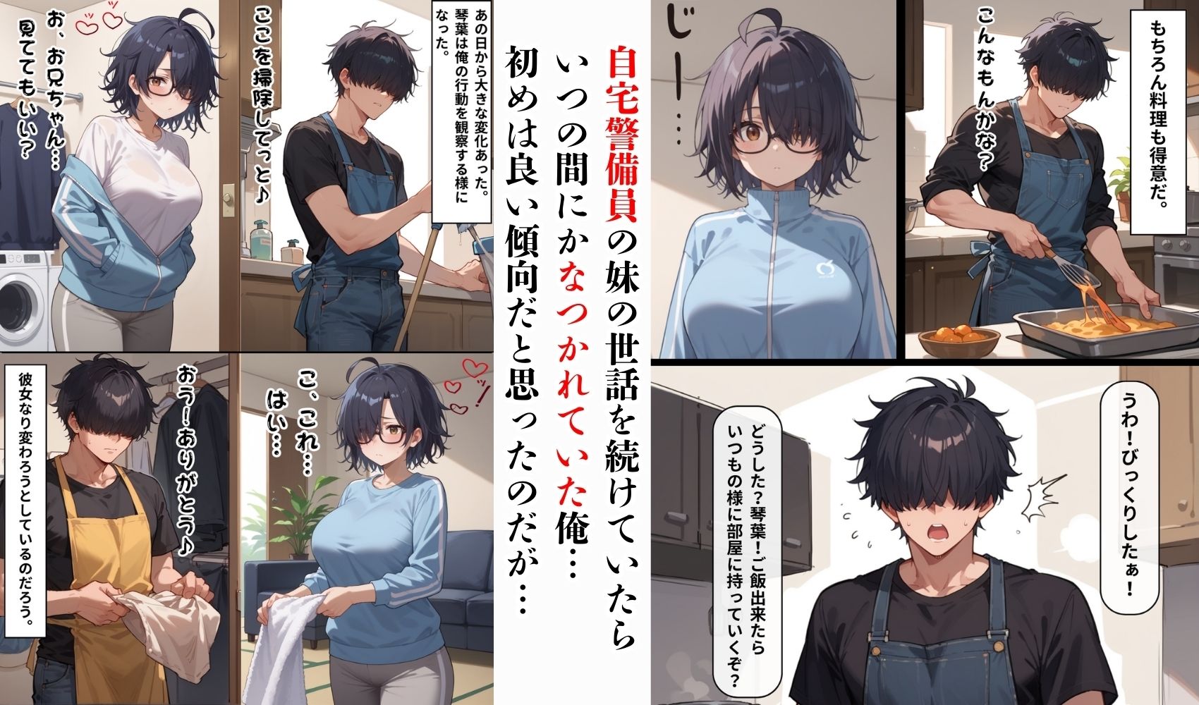 自宅警備員の義妹に優しくしたら違う意味でなつかれた話。 サンプル4ページ目