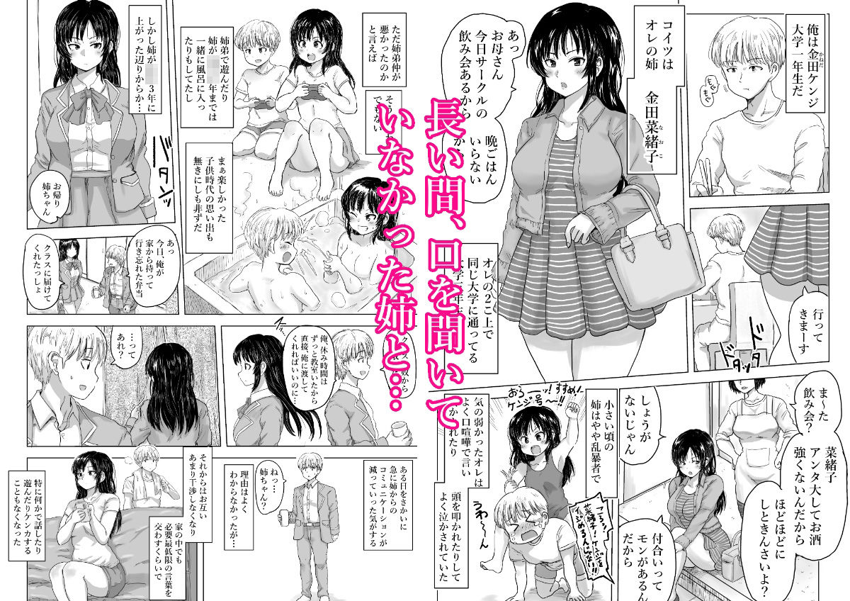 強気な姉が俺専用のオナホになった話 サンプル1ページ目