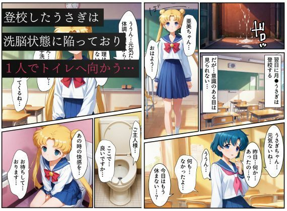 美少女戦士セーラー●ーン悪堕ち〜触手怪人に敗北し、闇堕ちさせられてしまう…〜 サンプル5ページ目