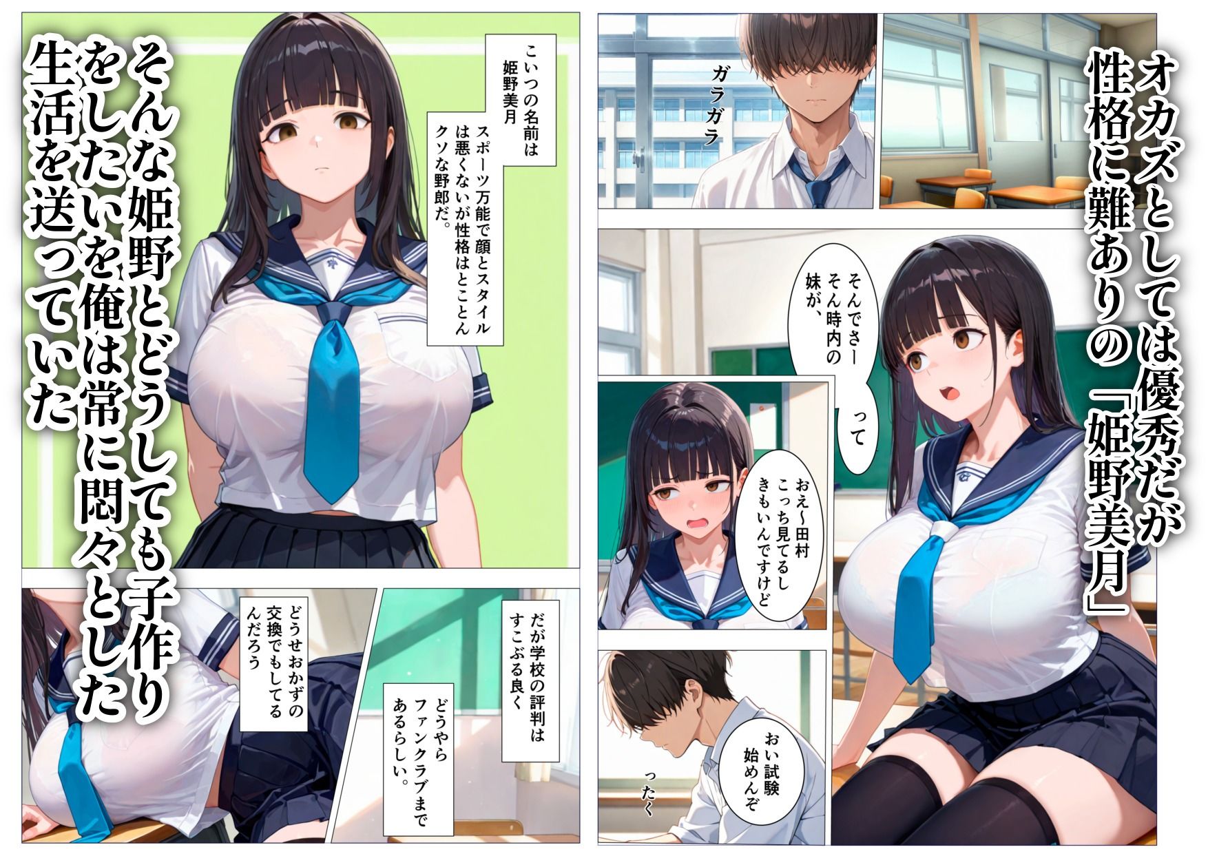 弱み握って生意気な女と濃厚セックス〜特別指導でオナホ化計画〜（おまけつき） サンプル1ページ目