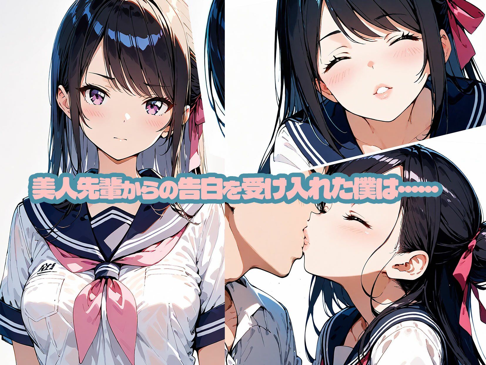 年上JKとイチャラブえっち  ななな先輩は僕の彼女 サンプル1ページ目