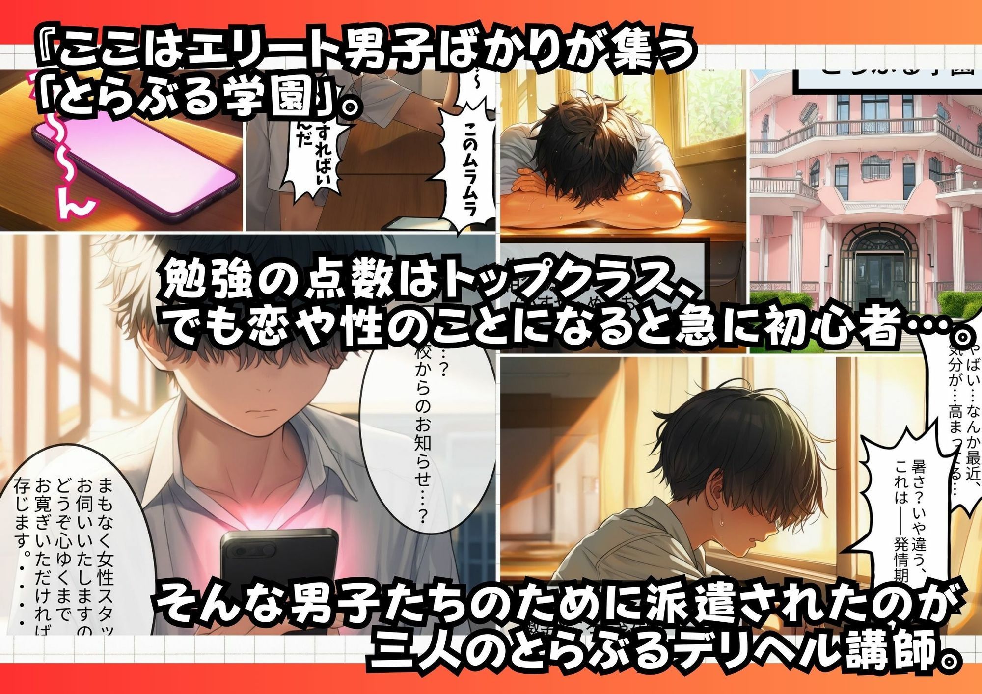 とらぶる学園デリヘル サンプル1ページ目