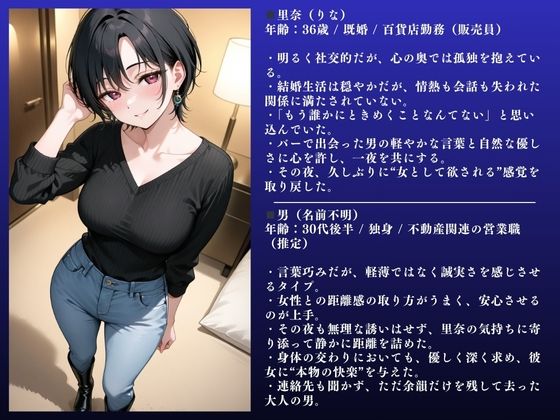 里奈（36） 欲求不満快楽SEX〜人妻不倫記録「堕ちるぅぅぅ」〜 サンプル2ページ目