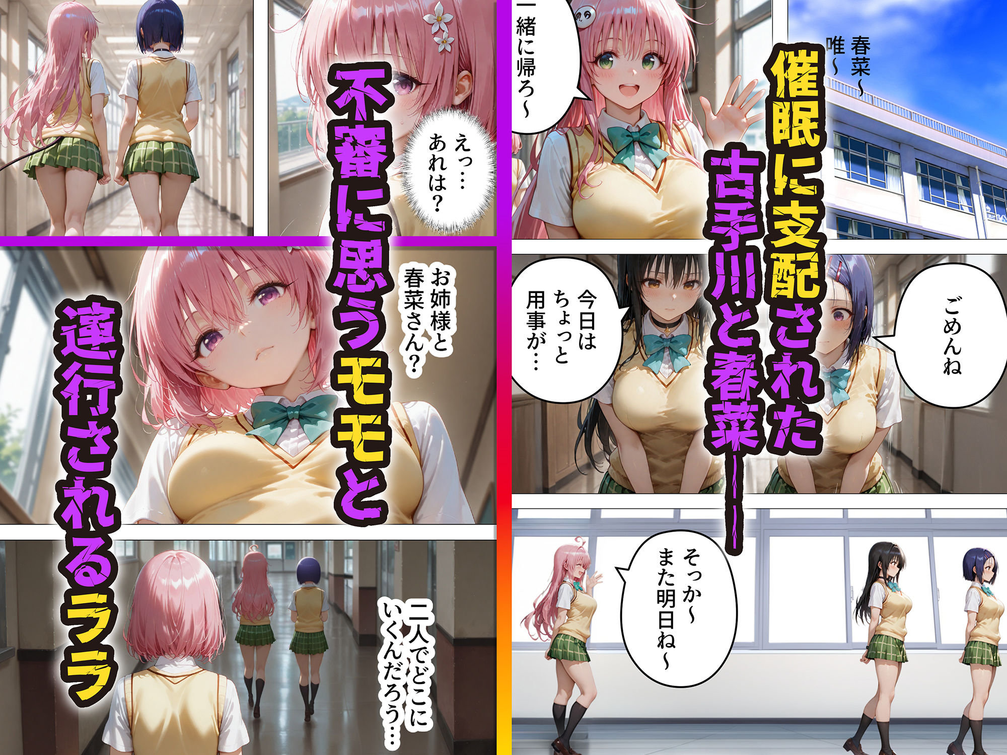 催●種付け学園 緊縛調教ボテ腹肉便器科へようこそ モ〇とラ〇編 サンプル1ページ目