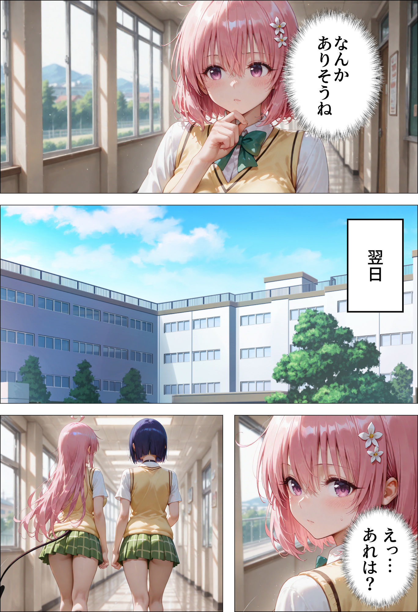 催●種付け学園 緊縛調教ボテ腹肉便器科へようこそ モ〇とラ〇編 サンプル9ページ目