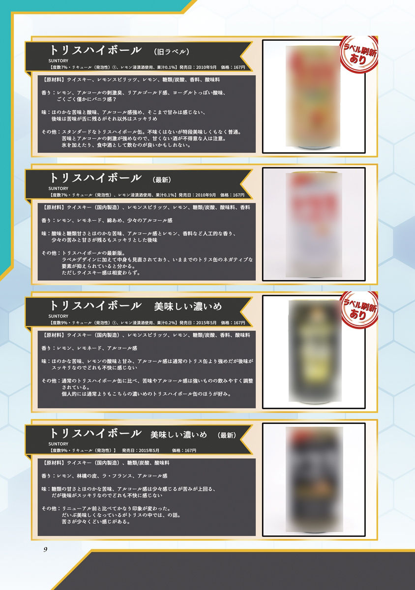 レンジャーのウイスキー缶これくしょん サンプル3ページ目