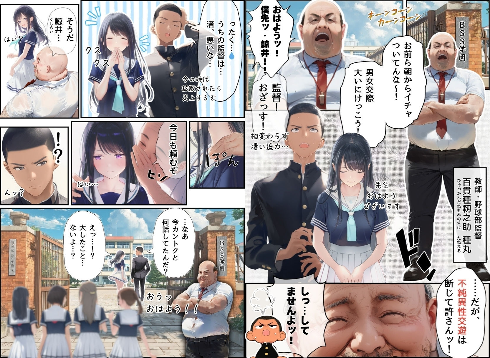 想いを寄せていた幼馴染みが中年メタボ教師（BMI40）と肉体関係だった件 サンプル3ページ目