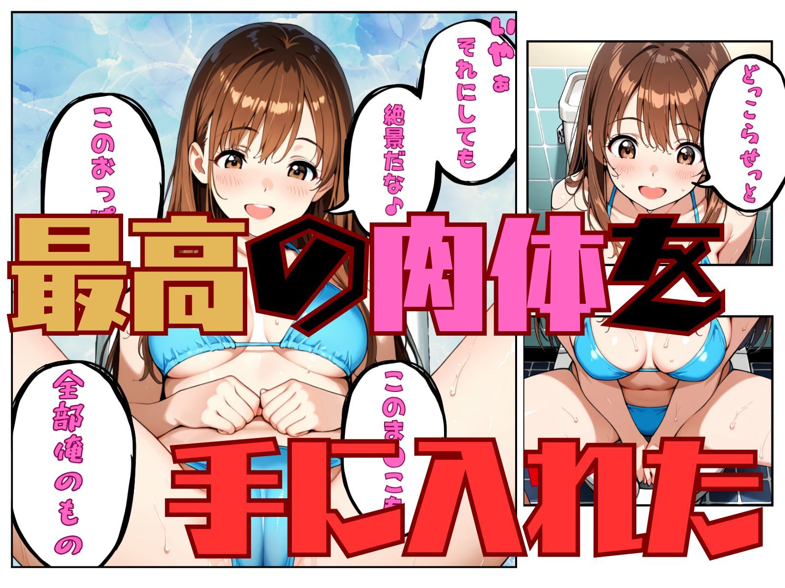 真夏のプールで・・・美女の体は俺のもの サンプル6ページ目