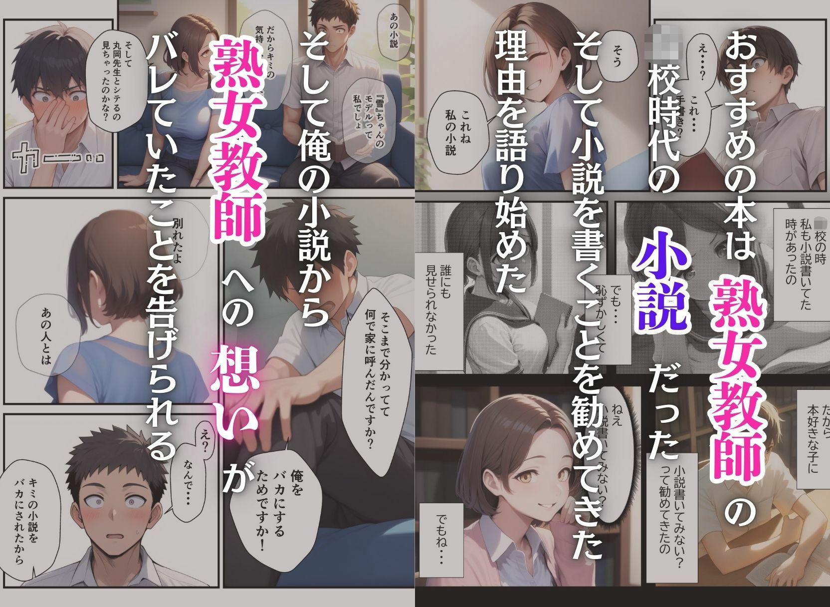 憧れのむちむち熟女教師と特別課外セックスで童貞卒業 サンプル6ページ目
