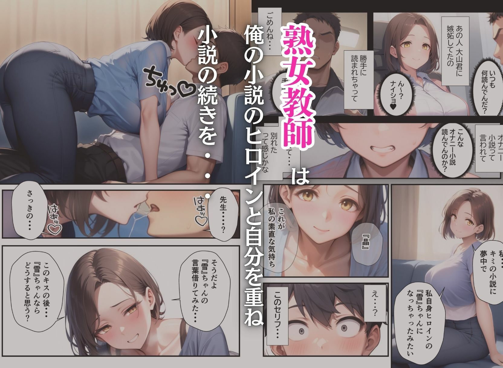 憧れのむちむち熟女教師と特別課外セックスで童貞卒業 サンプル7ページ目