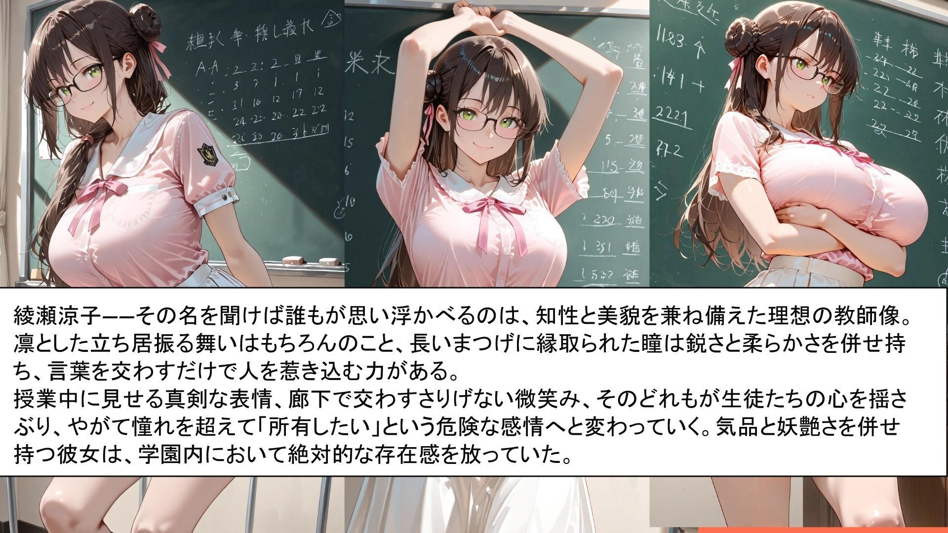 囚われの学園女教師 〜終わらぬ夜の調教〜 サンプル1ページ目