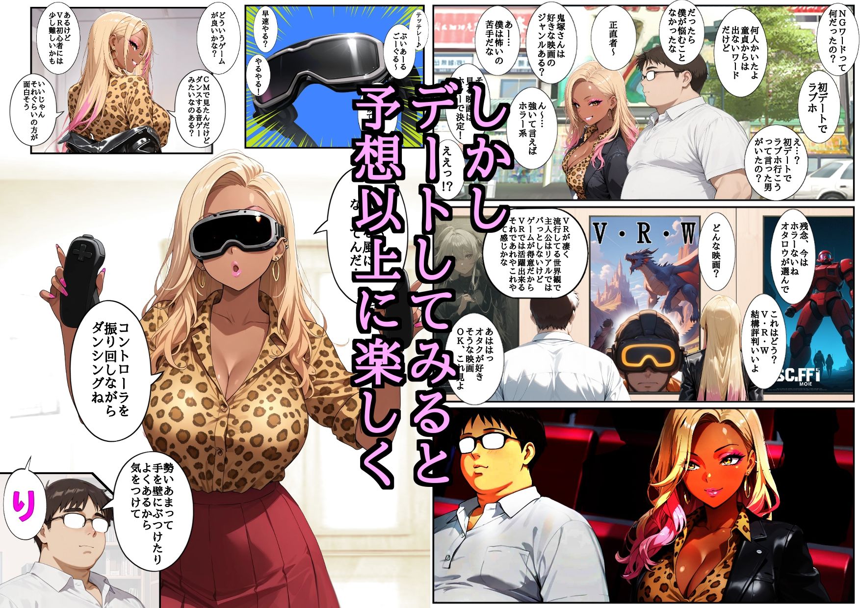 学園一ビッチと噂のギャルが罰ゲームでガチなオタクと付き合ったら… サンプル3ページ目