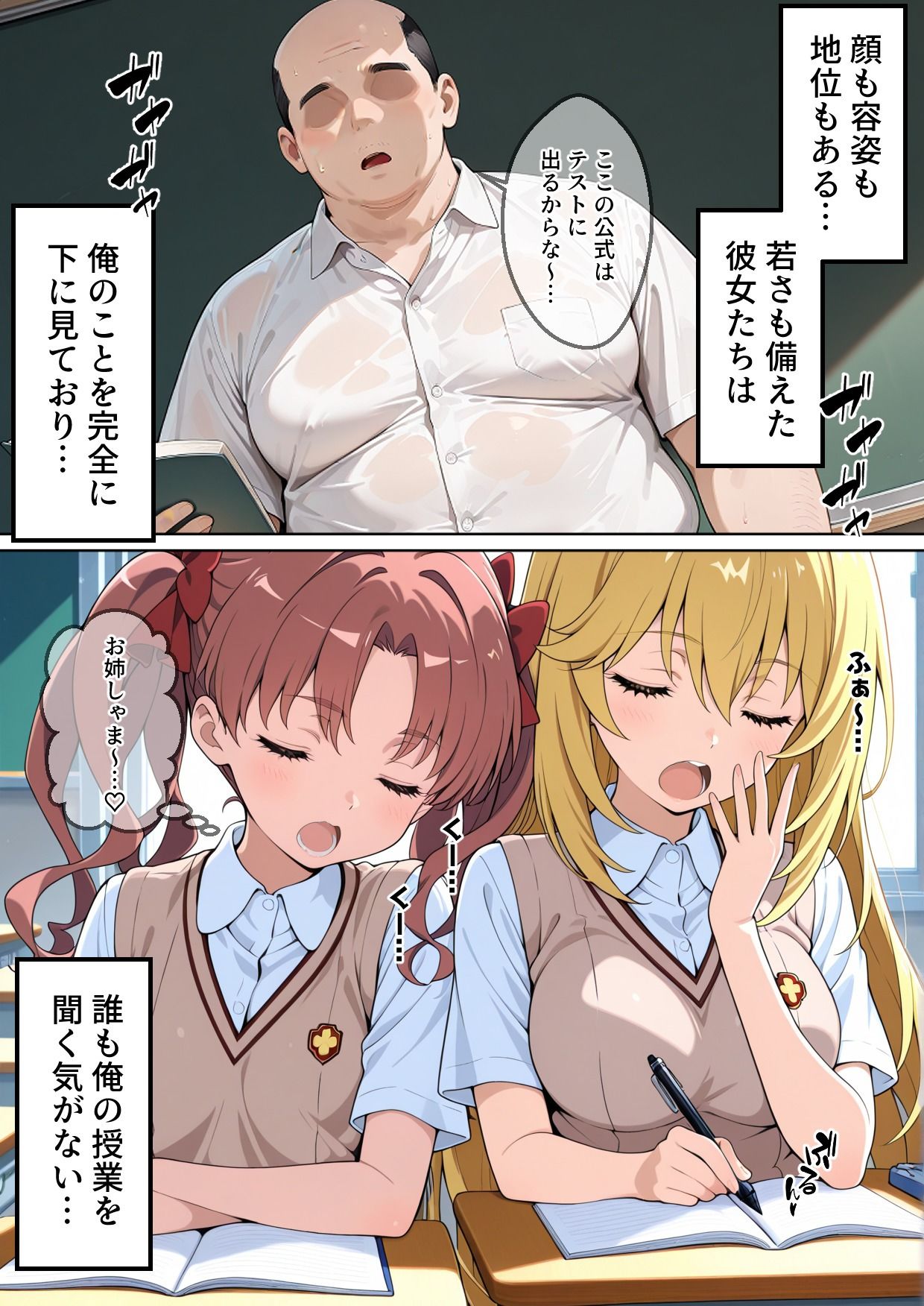 【前編】学園〇眠ヒロインズ  とある科学の超〇磁砲  御坂美琴編 サンプル5ページ目