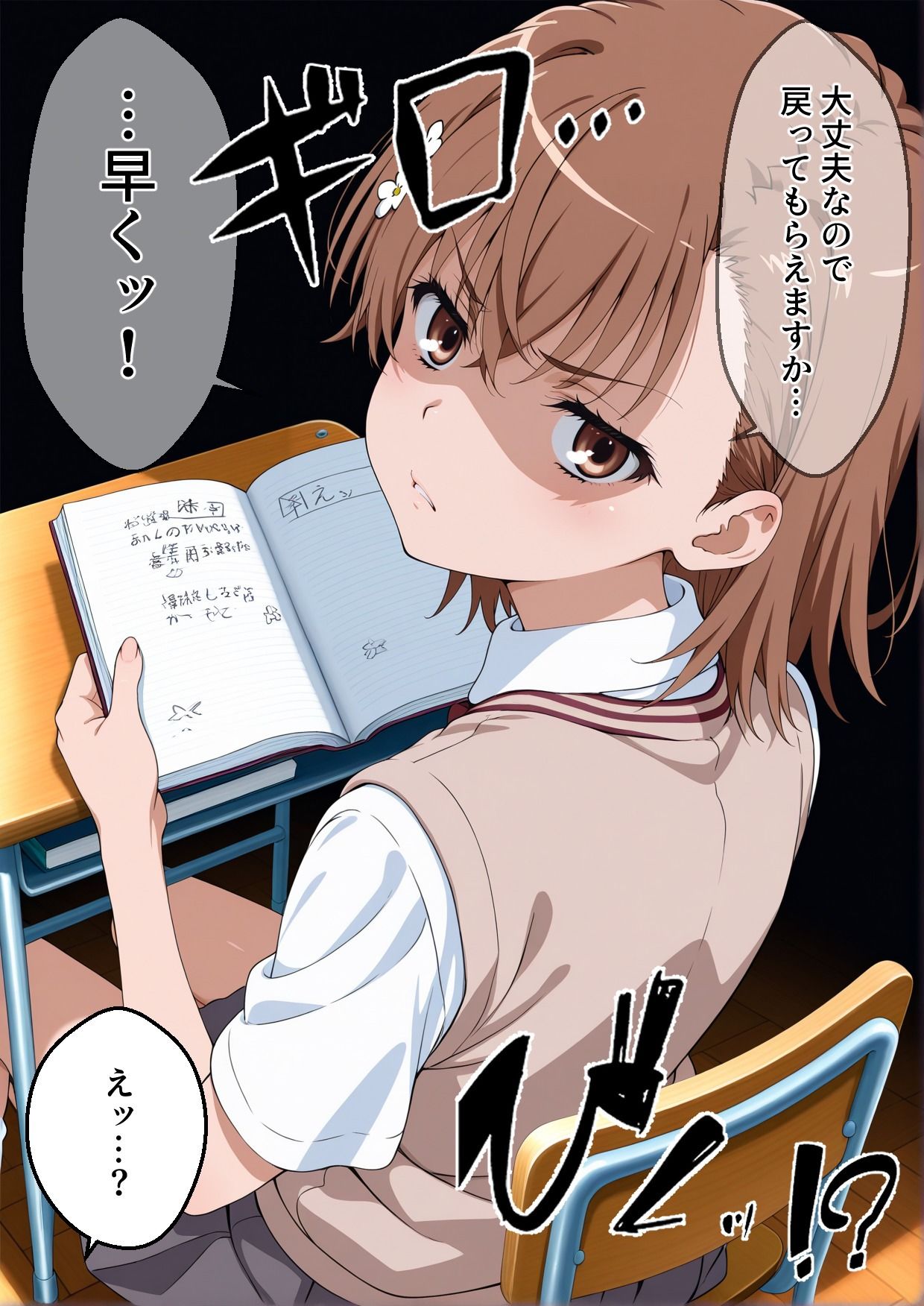 【前編】学園〇眠ヒロインズ  とある科学の超〇磁砲  御坂美琴編 サンプル8ページ目