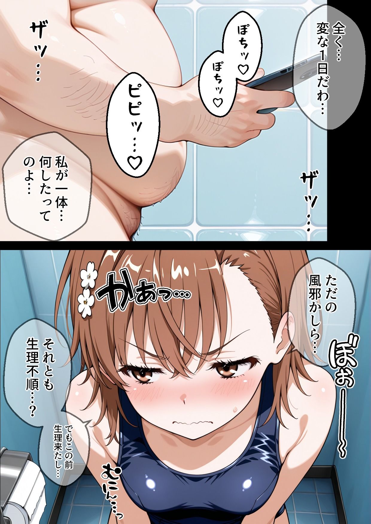 【本編】学園〇眠ヒロインズ  とある科学の超〇磁砲  御坂美琴編 サンプル10ページ目